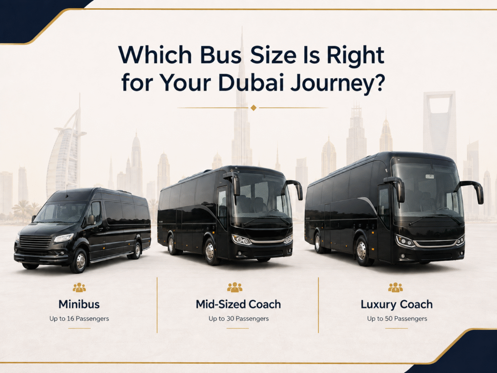 Bus & Coach Rental Dubai With Driver