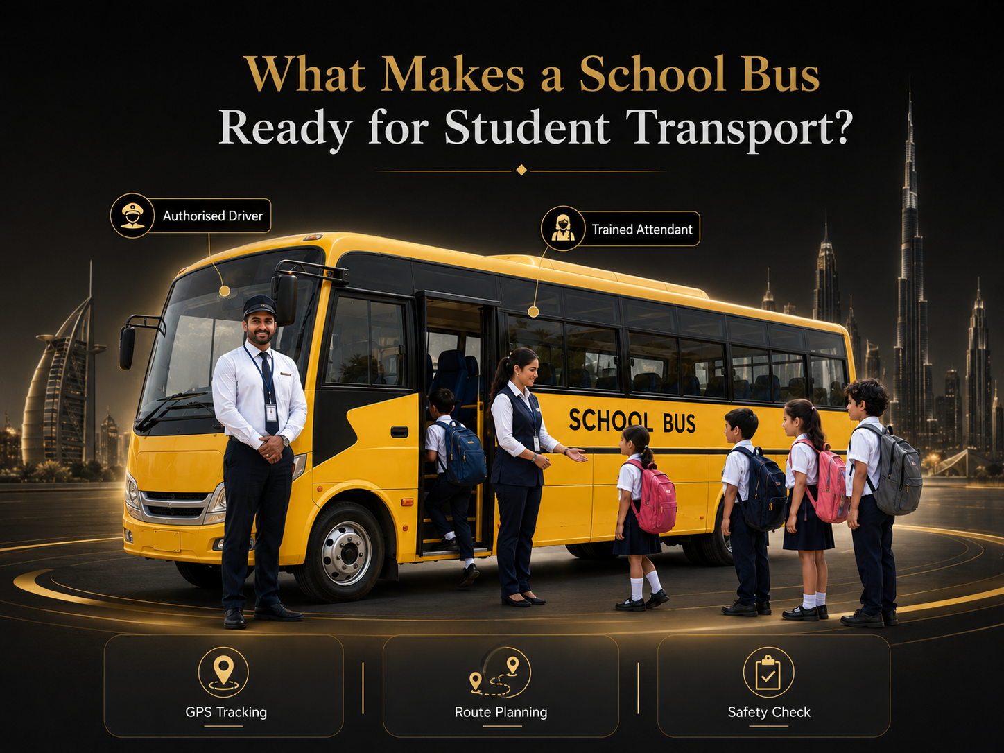 School Bus Rental Dubai | RTA-Compliant Transport